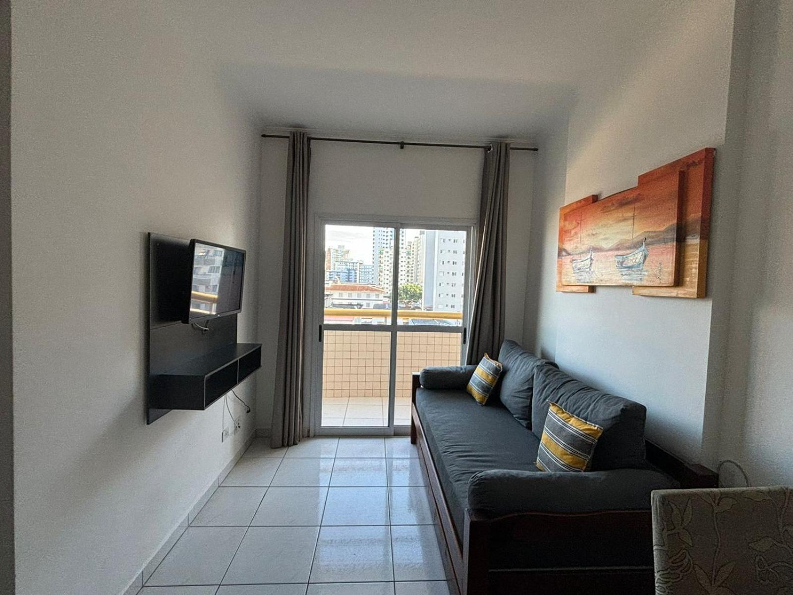 Lindo Apto 300M Praia Da Ocian E Centro - Vista Mar- Varanda Sacada - Wi-Fi 300 Mbps - Vaga De Garagem - Acomoda Ate 6 Pessoas Apartment ปรายากรันเด ภายนอก รูปภาพ