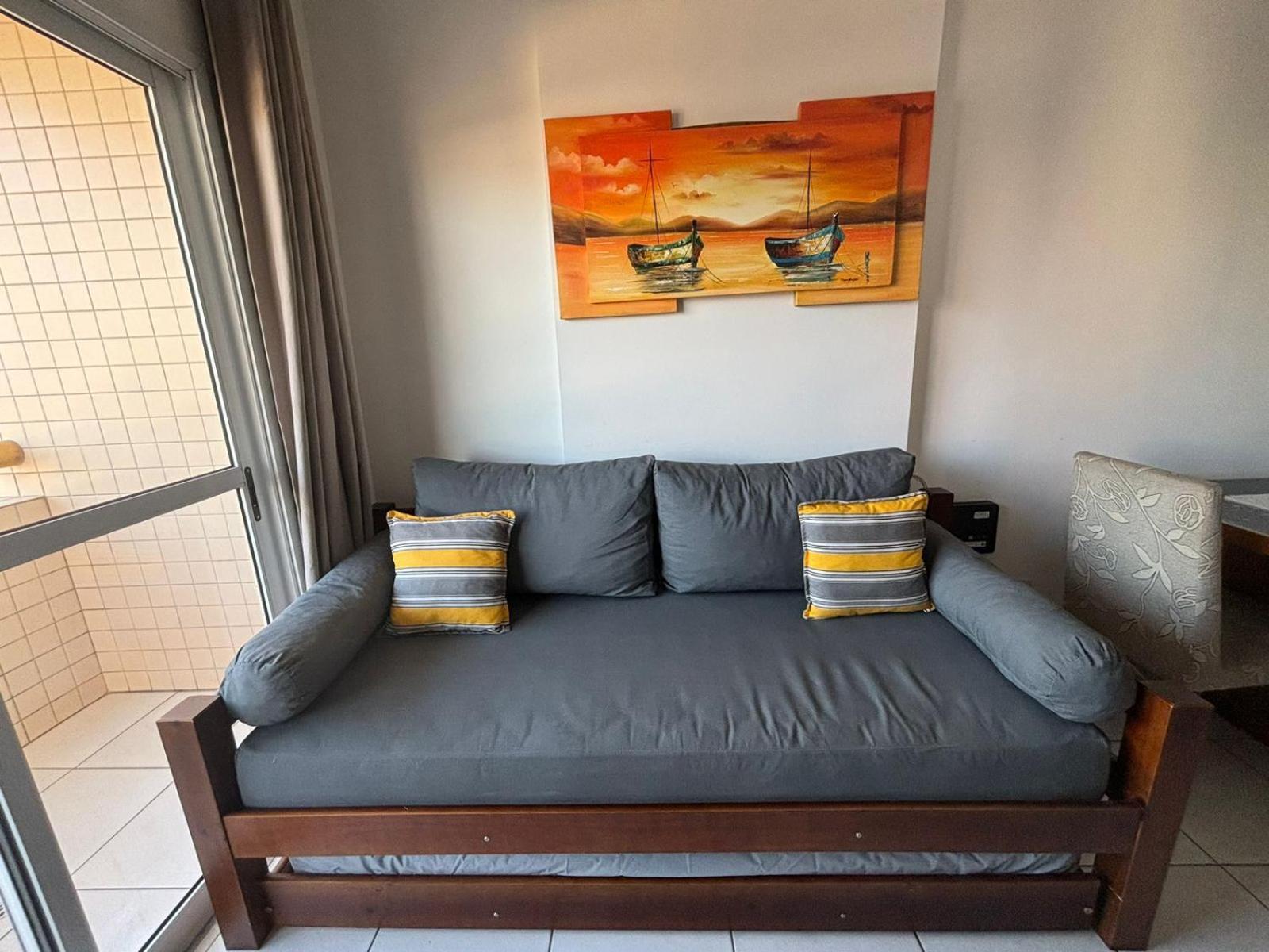 Lindo Apto 300M Praia Da Ocian E Centro - Vista Mar- Varanda Sacada - Wi-Fi 300 Mbps - Vaga De Garagem - Acomoda Ate 6 Pessoas Apartment ปรายากรันเด ภายนอก รูปภาพ