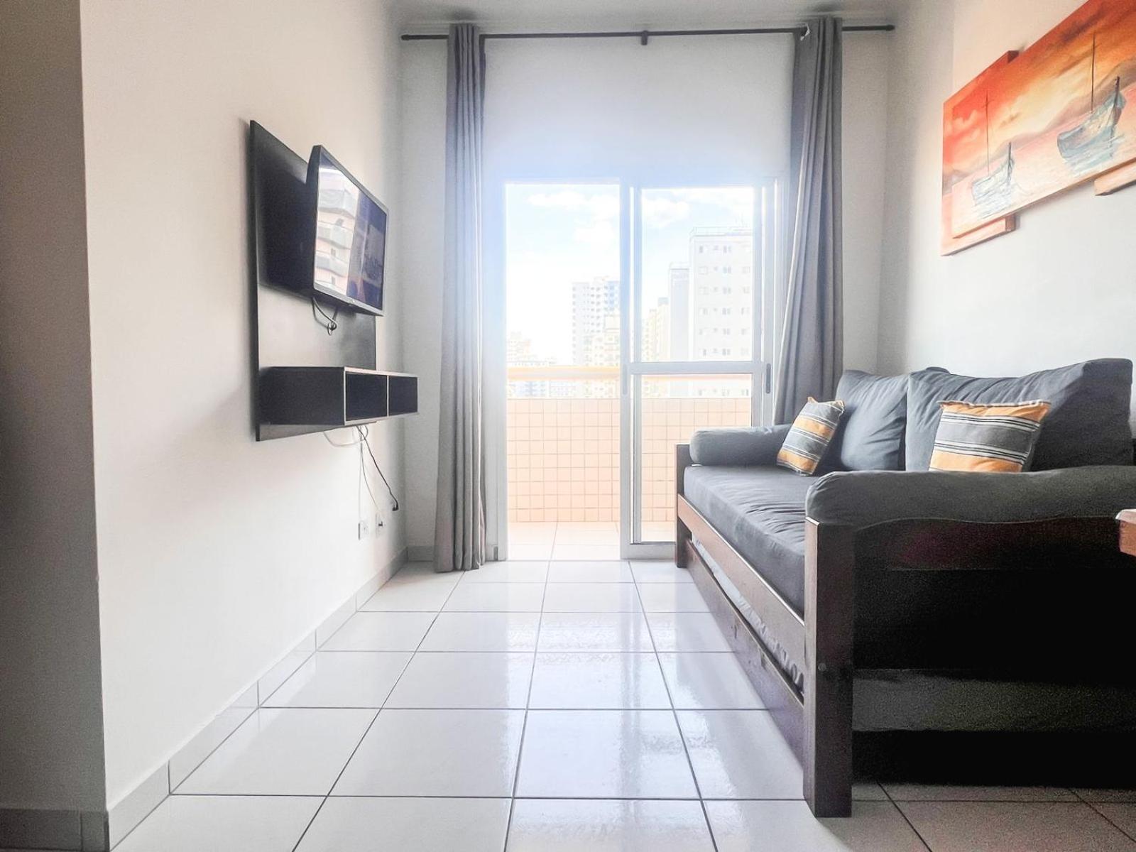Lindo Apto 300M Praia Da Ocian E Centro - Vista Mar- Varanda Sacada - Wi-Fi 300 Mbps - Vaga De Garagem - Acomoda Ate 6 Pessoas Apartment ปรายากรันเด ภายนอก รูปภาพ